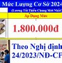 Lương Cơ Bản Mới Nhất Năm 2023